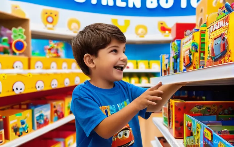 또봇 유통망 조사 - **Prompt 1: Joyful Tobot Unveiling in an Italian Toy Store**
    An 8-year-old Italian boy, with bri...
