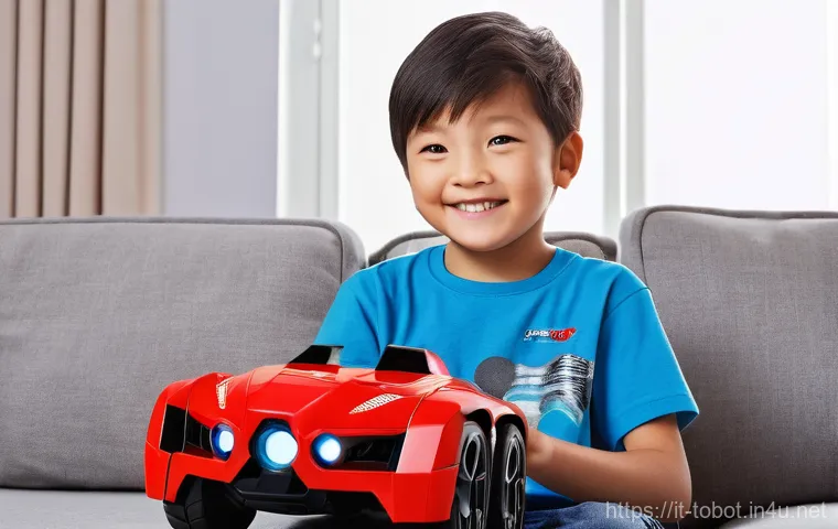 또봇 특별 프로모션 정보 - Image Prompt 1: The Moment of Transformation and Joy**