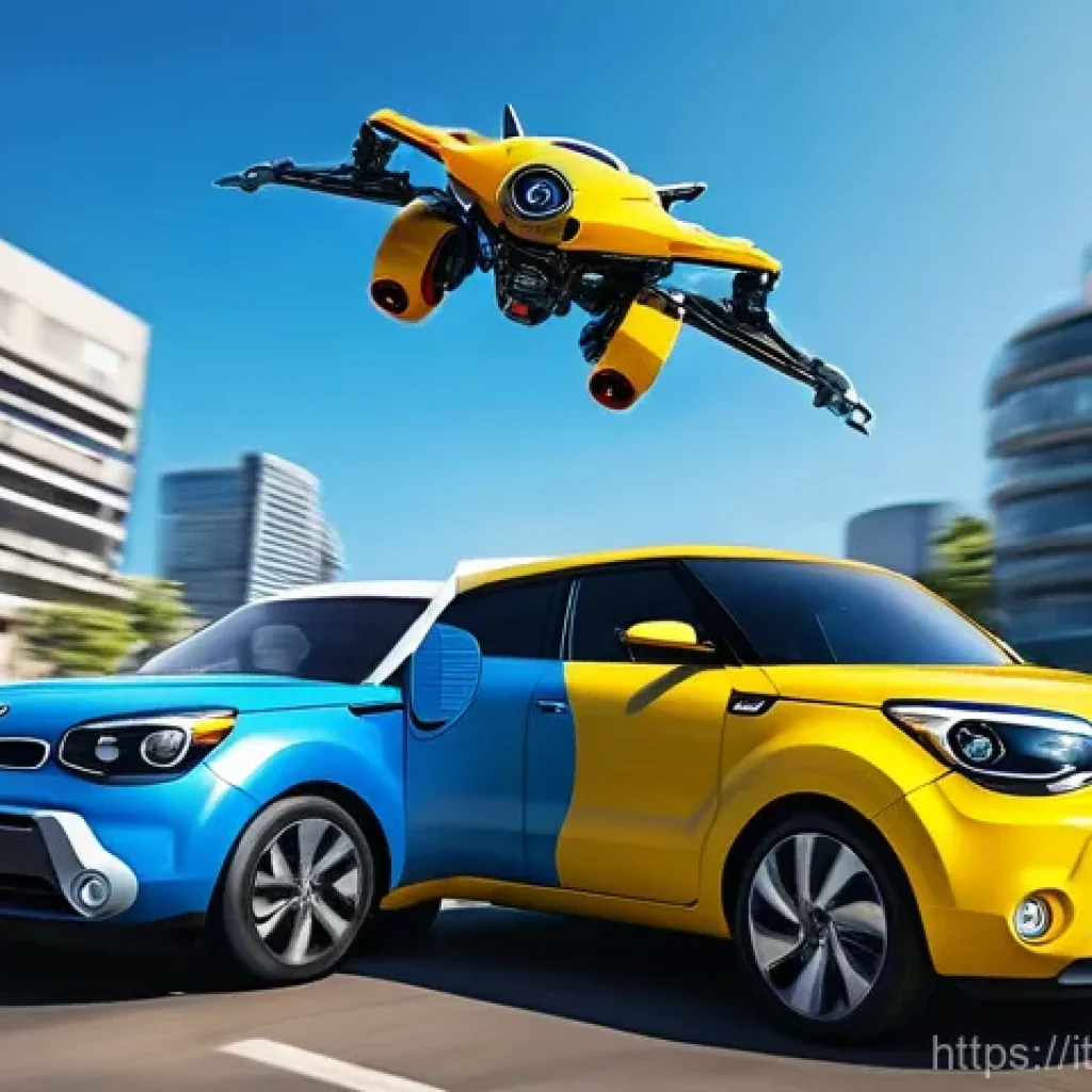 또봇 제작진의 철학 - **Prompt: "Dynamic scene of brothers Ryan and Kory Char, aged around 10-12, piloting their respectiv...