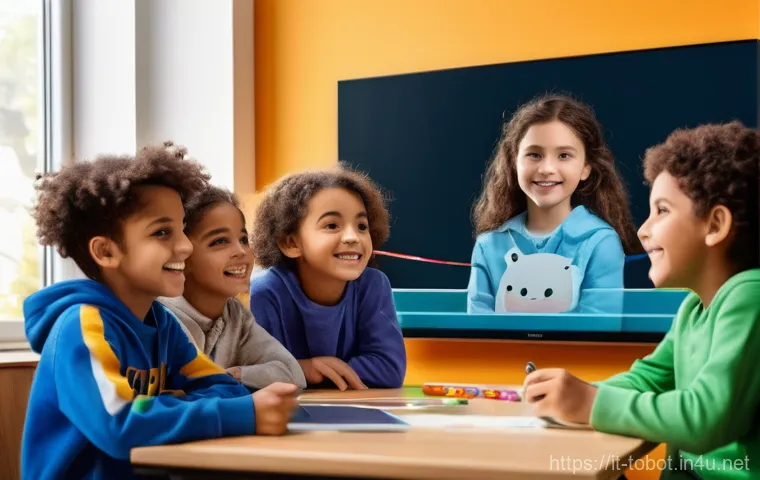 또봇 브랜드의 마케팅 전략 - **Prompt:** A vibrant, dynamic illustration depicting a young Italian boy, around 8 years old, playi...