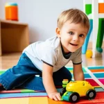 또봇 컬렉션 장난감 추천 - **Prompt 1: Child's Joyful Transformation Discovery**
    "A vibrant, dynamic shot of a joyful 6-yea...