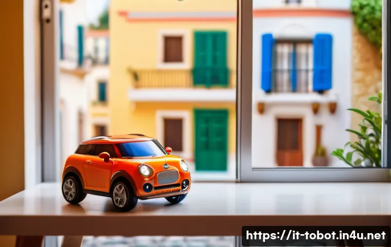 또봇 크리에이터 인터뷰 - A vibrant and detailed scene of a Tobot Mini robot toy designed for children aged 3-6, featuring bri...