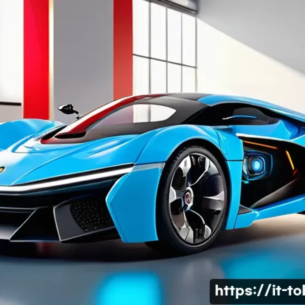 또봇의 숨겨진 이야기 - A highly detailed scene showing a modern Tobot robot toy transforming smoothly from a sleek Italian ...