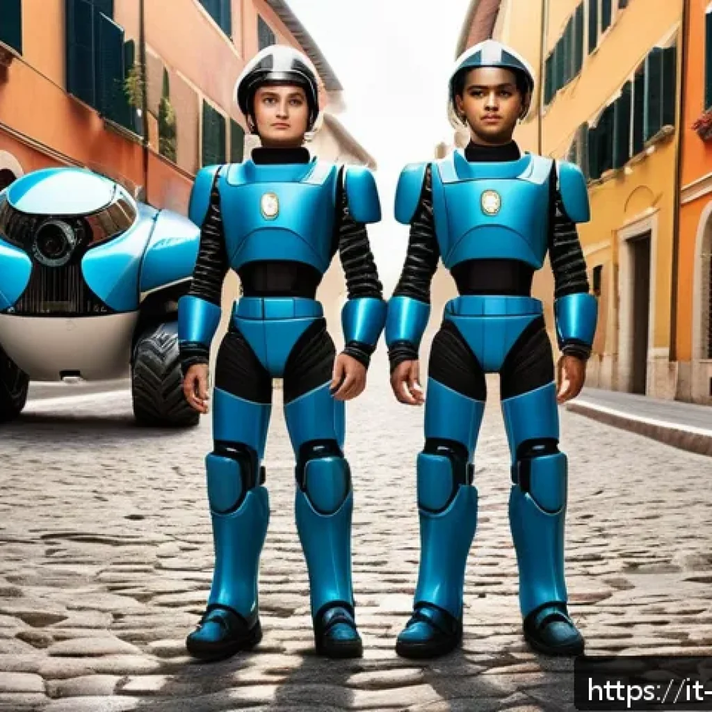 또봇 시즌별 방영 정보 - A vibrant and dynamic scene featuring a group of young Italian pilots in colorful, futuristic unifor...
