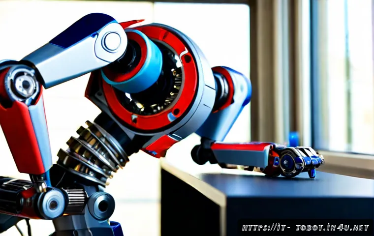 또봇 변신장치의 디테일 - Photorealistic macro product shot of a sleek transforming robot vehicle mechanism, detailed articula...